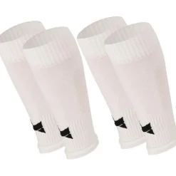 Xtreme Sockswear  Pro Footless Soccer sleeves white 2-pack< Scheenbeschermers Voetbal