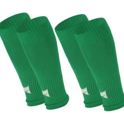 Scheenbeschermers Voetbal-Xtreme Sockswear  Pro Footless Soccer sleeves green 2-pack