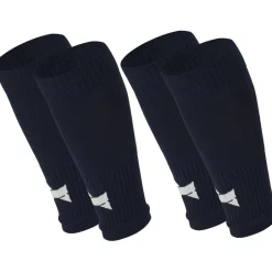 Xtreme Sockswear  Pro Footless Soccer sleeves navy 2-pack< Scheenbeschermers Voetbal