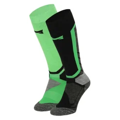 Skisokken|Snowboardsokken-Xtreme Sockswear  snowboardsokken heren multi green 2-pack